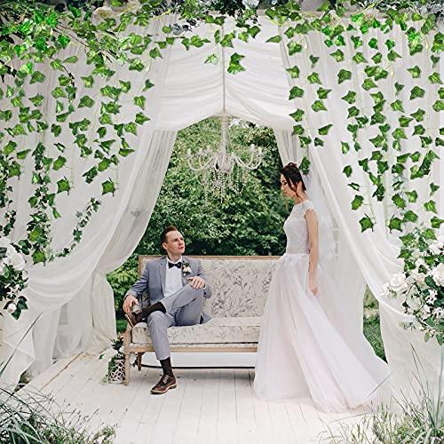 24pcs Fake Vines Fake Ivy Leaves Artificial Ivy, Ivy Garland Greenery Vines for Bedroom Decor - Decotree.co Online Shop