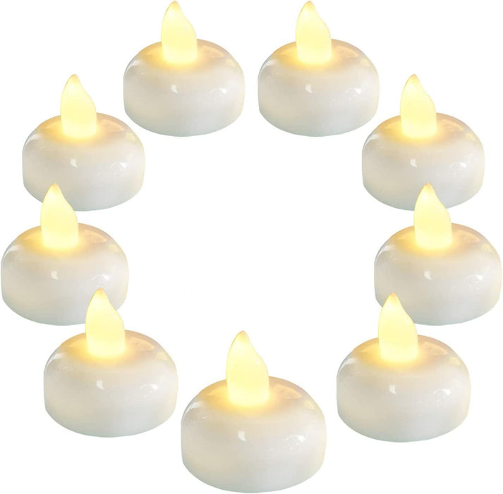 24-Pack Flameless LED Floating Candles – 3 Inch, Water-Activated, Waterproof, Battery Operated, For Pool, Wedding, Spa & Home – 200+ Hours