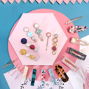28 PCS Hingwah Pearls and Acrylic Resin Hair Clips - Decotree.co Online Shop
