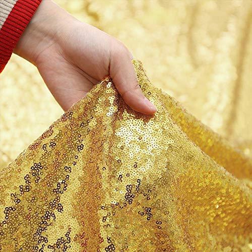 2packs 12 x 108 inch Glitter Gold Sequin Table Runner for Birthday Wedding Engagement - Decotree.co Online Shop