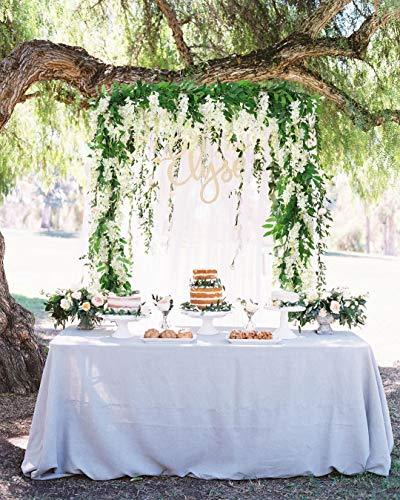 2Pcs 6Ft/Piece Artificial Flowers Wisteria Garland Artificial Wisteria Vine Hanging Flower Greenery Garland for Home Garden - Decotree.co Online Shop