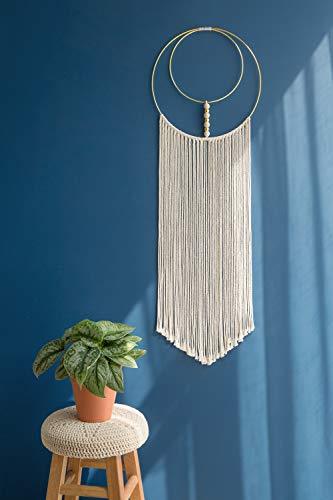 2Pcs Macrame Wall Hanging Woven Wall Decorations for Bedroom Living Room Dorm - Decotree.co Online Shop