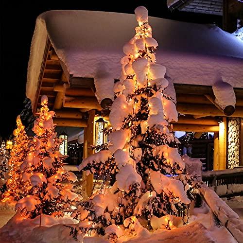 2Pcs Upgraded Solar String Lights for Christmas Outdoor Wedding Decorations - Decotree.co Online Shop