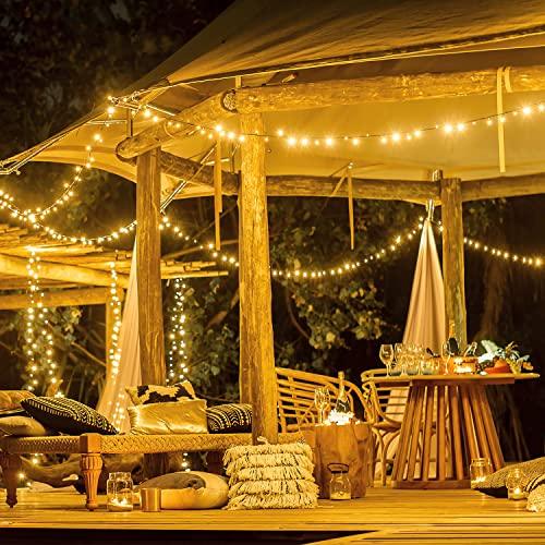 2Pcs Upgraded Solar String Lights for Christmas Outdoor Wedding Decorations - Decotree.co Online Shop