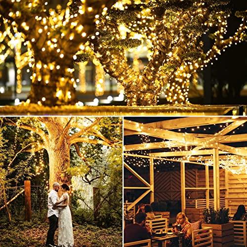 2Pcs Upgraded Solar String Lights for Christmas Outdoor Wedding Decorations - Decotree.co Online Shop