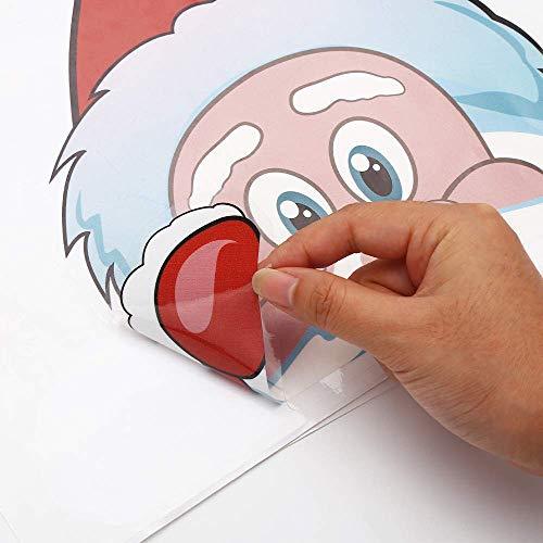 300 PCS 8 Sheet Christmas Snowflake Window Cling Stickers for Glass - Decotree.co Online Shop