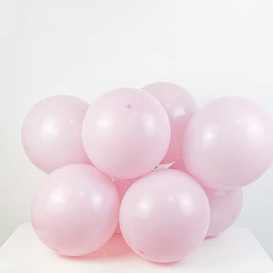 Macaron Pink Balloon Kit 136PCS 18In 12In 5In Macaron Rose Red Metallic Pink Balloon Arch Garland - Decotree.co Online Shop