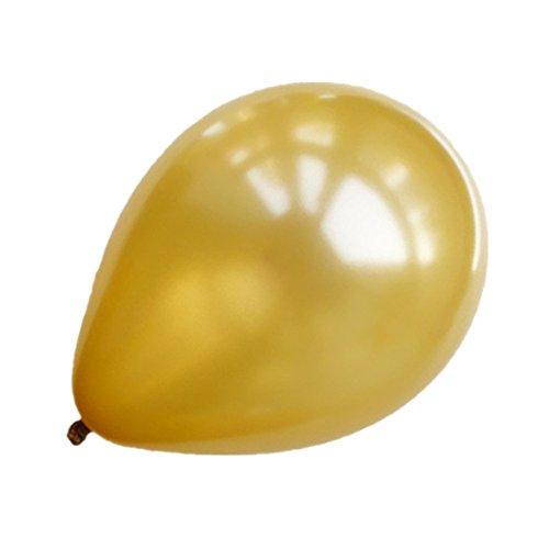 100 Pack Gold Balloons Latex 10" Helium Balloon Gold for Wedding Birthday Party Festival Christmas Decorations - Decotree.co Online Shop
