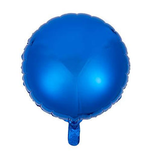 18" Blue Round Shaped Foil Balloons Mylar Helium Balloons for Birthday Party Wedding Baby Shower Decorations, Pack of 20 - Decotree.co Online Shop