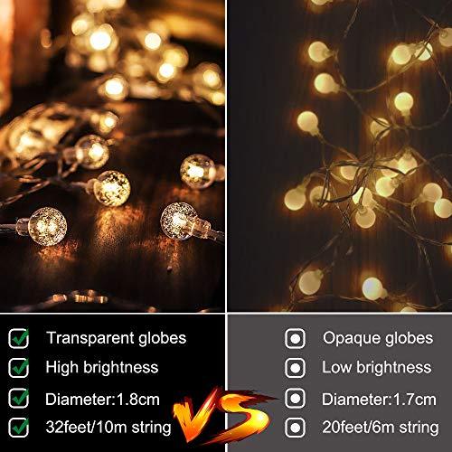 33ft Waterproof 80 LED String Lights with Remote Wedding Decorations - Decotree.co Online Shop