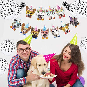 33PCS Dog Banner balloons for Dog Themed Party Decorations - Decotree.co Online Shop