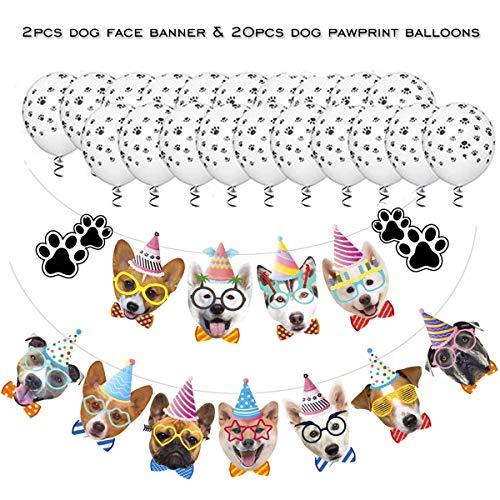 33PCS Dog Banner balloons for Dog Themed Party Decorations - Decotree.co Online Shop