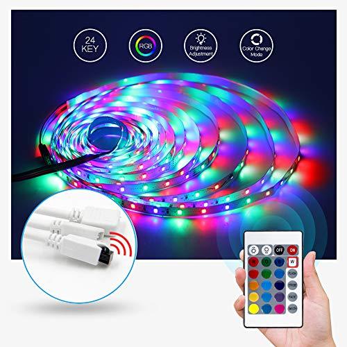 3528 Led Strip Lights Color Changing with 24 Key Remote and Power Supply - Decotree.co Online Shop