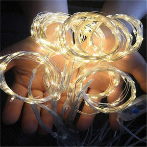 Twinkle Star 300 LED Window Curtain String Light For Garden - Decotree.co Online Shop