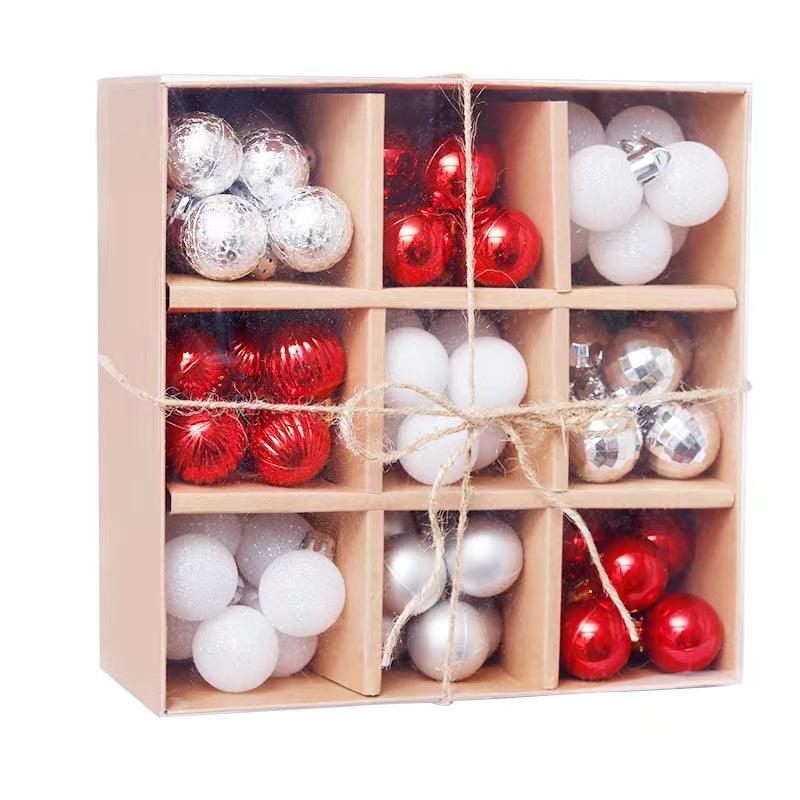 3cm Multicolor Mini Ball Christmas Ornaments Set of 99 Balls - Decotree.co Online Shop