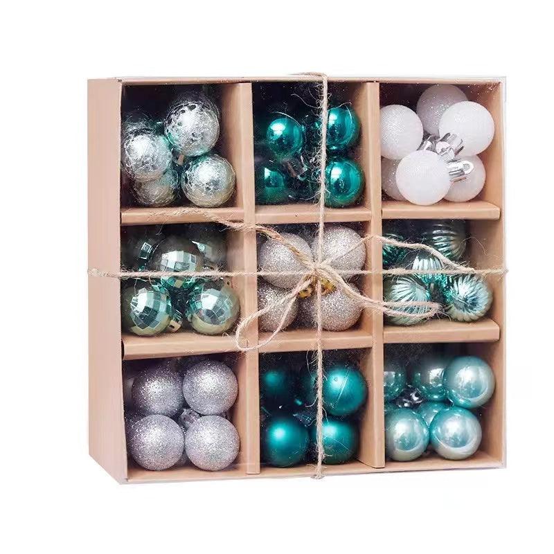 3cm Multicolor Mini Ball Christmas Ornaments Set of 99 Balls - Decotree.co Online Shop