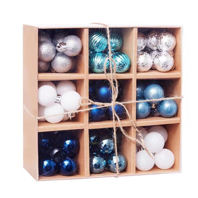 3cm Multicolor Mini Ball Christmas Ornaments Set of 99 Balls - Decotree.co Online Shop