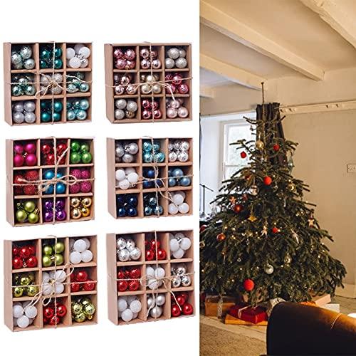 3cm Multicolor Mini Ball Christmas Ornaments Set of 99 Balls - Decotree.co Online Shop
