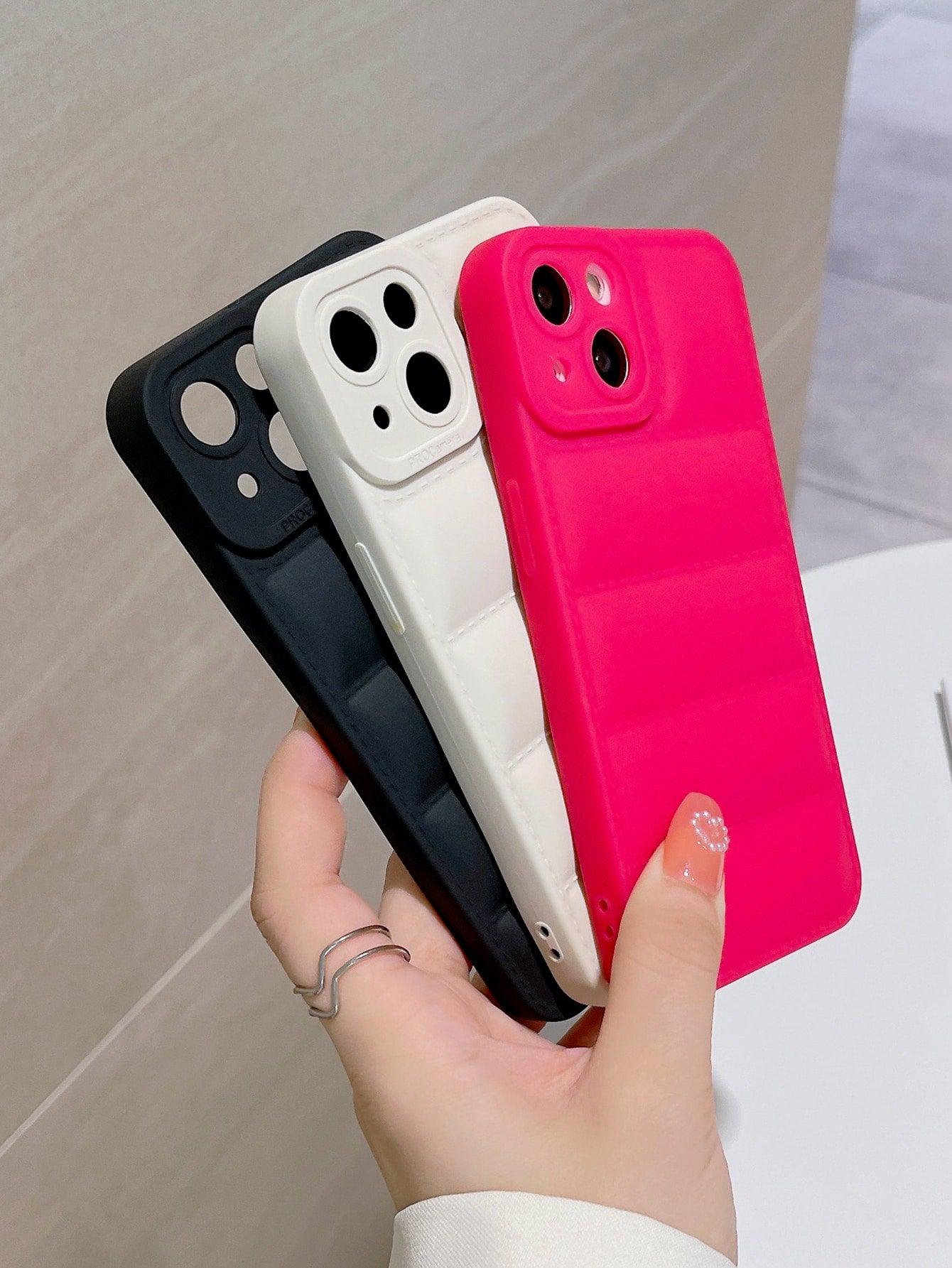 3pcs Plain Phone Case - Decotree.co Online Shop