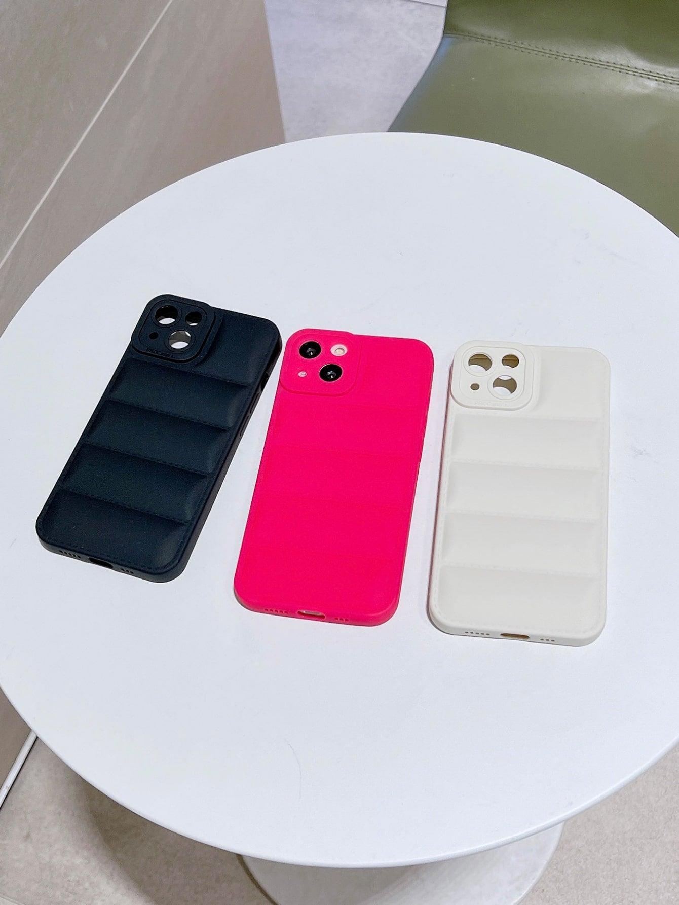 3pcs Plain Phone Case - Decotree.co Online Shop