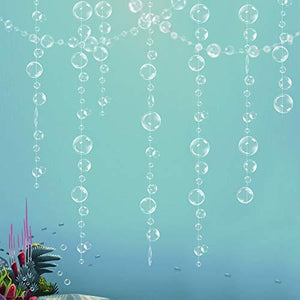 4 String Under the Sea White Bubble Garlands for Little Mermaid Party Decorations - Decotree.co Online Shop