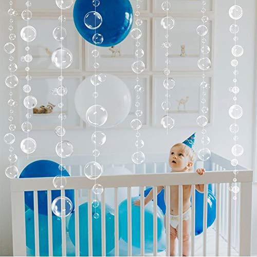 4 String Under the Sea White Bubble Garlands for Little Mermaid Party Decorations - Decotree.co Online Shop