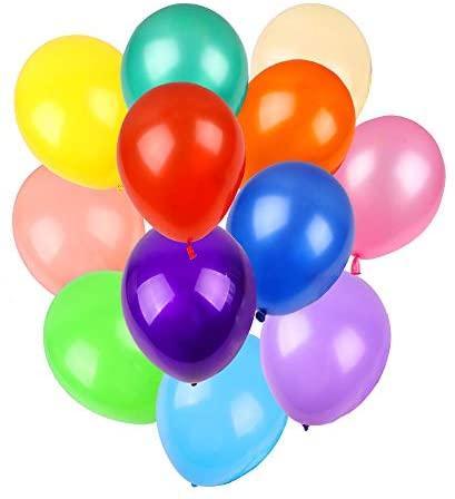 120 Assorted Color Balloons 12 Inches 12 Kinds of Rainbow Party Latex Balloons, Latex Balloons for Party Decoration, Birthday Party Supplies - Decotree.co Online Shop