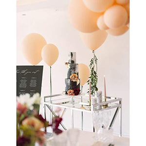 Balloon Garland Kit 100 Pcs 12 In Orange Peach Blush Gray Gold Metallic White Balloon Arch Kit for Baby Shower, Bridal Shower, Wedding, Birthday - Decotree.co Online Shop
