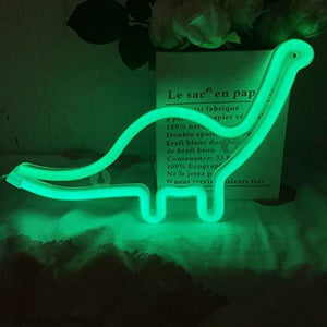Cute Dinosaur Night Light for Kids Gift's LED Dinosaur Neon Signs Lamp for Wall Decor Bedroom Decorations - Decotree.co Online Shop