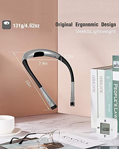 LED Neck Reading Light, Book Light for Reading in Bed, 3 Colors, 6 Brightness Levels - Decotree.co Online Shop