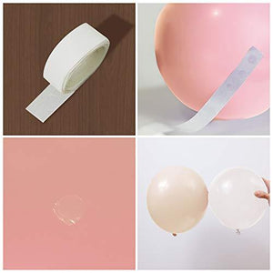 Skin Color Balloon Kit 134PCS 18In 12In 5In Macaron Pink White Balloon Arch Garland - Decotree.co Online Shop
