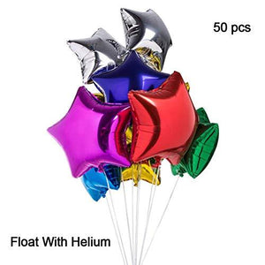 20pcs/lot 18 Inch Star Shape Foil Mylar Balloon Helium Balloon Birthday Party Decoration - Decotree.co Online Shop