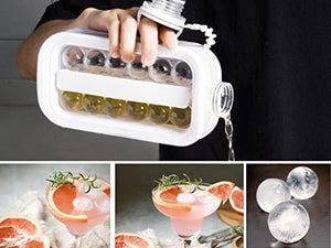Ice Cube Trays 2 in 1 Portable Ice Ball Maker - Decotree.co Online Shop