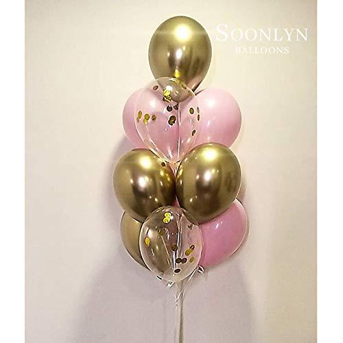 Pink Balloon Garland 120 Pcs 16 Ft Baby Pink and Gold White Party Balloons Arch Kit for Girl Baby Shower Birthday Bridal Shower Party Decoration - Decotree.co Online Shop