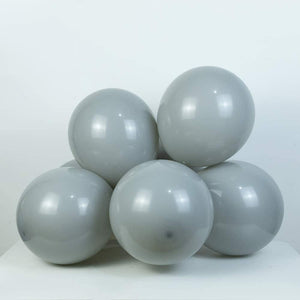 136PCS Metallic Silver Gold Black Grey Macaron Grey Balloon Arch Garland - Decotree.co Online Shop