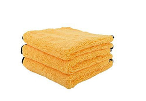 Professional Grade Premium Microfiber Towels, Gold 16" x 16", Pack of 3 - Decotree.co Online Shop