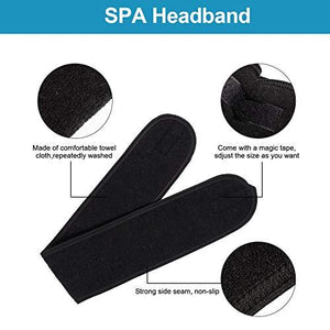 Spa Facial Headband Make Up Wrap Head Face Washing, Shower - Decotree.co Online Shop