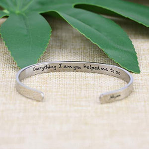 Birthday Gifts for Mom Christmas Gift for Mother Gratitude Bracelet Present for Her - Decotree.co Online Shop