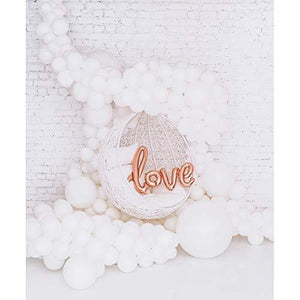 100 Pack 10 Inch Thicken Light White Balloons,Large Macaron White Latex Helium Balloons for Birthday Wedding Reception Bridal Shower Party Decorations Supplies - Decotree.co Online Shop