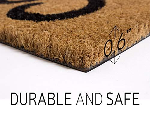 Coco Coir Door Mat with Heavy Duty Backing, Home Sweet Home Doormat, Easy to Clean Entry Mat, Beautiful Color and Sizing for Outdoor and Indoor uses - Decotree.co Online Shop