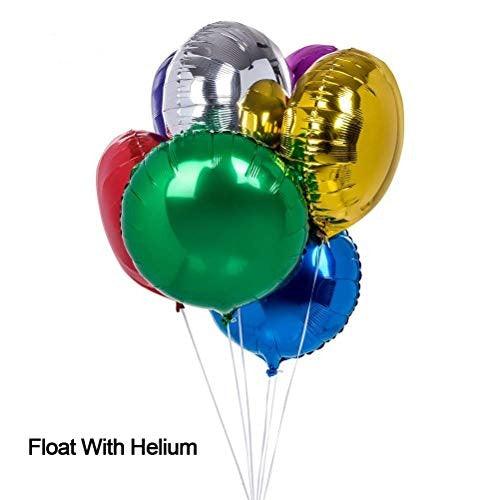 20pcs/lot Round Shape Foil Mylar Helium Balloon 18" Balloon Birthday Party Decoration Foil Balloons - Decotree.co Online Shop
