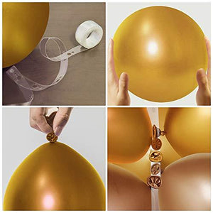 Metallic Gold Balloon Kit 110PCS 18In 12In 5In Gold Balloon Arch Garland For Festival Picnic Family Engagement, Wedding, Birthday Party - Decotree.co Online Shop