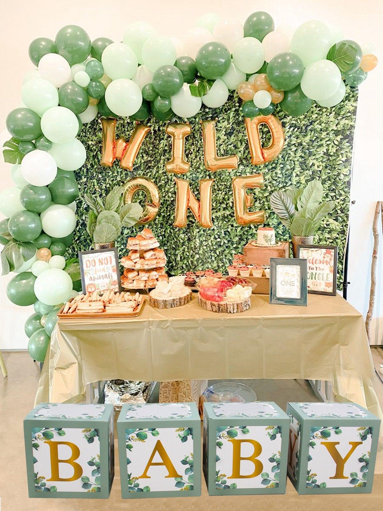 4pcs Plant Pattern Balloon Box - Decotree.co Online Shop