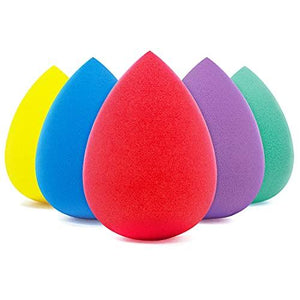 5 Pcs Makeup Sponge Set, Foundation Blending Beauty Sponge, Flawless for Liquid - Decotree.co Online Shop