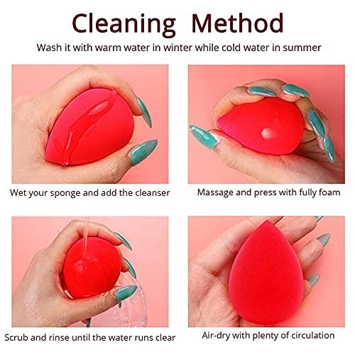 5 Pcs Makeup Sponge Set, Foundation Blending Beauty Sponge, Flawless for Liquid - Decotree.co Online Shop