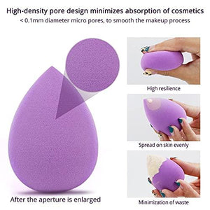 5 Pcs Makeup Sponge Set, Foundation Blending Beauty Sponge, Flawless for Liquid - Decotree.co Online Shop