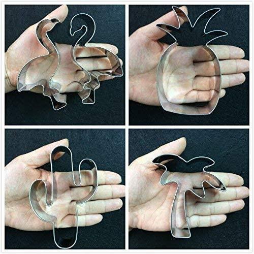 5 Pieces Hawaiian Cookie Cutter Set for Summer Tropical Beach Party Supplies - Decotree.co Online Shop