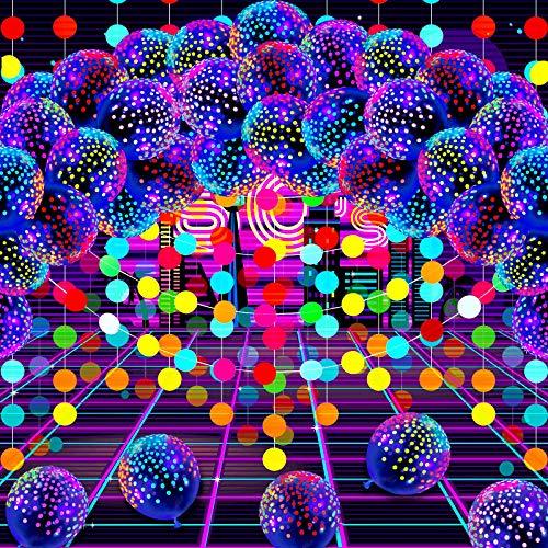 50 Pieces Neon Glow Balloons Glow in the Dark Supplies for Glow Neon Party - Decotree.co Online Shop
