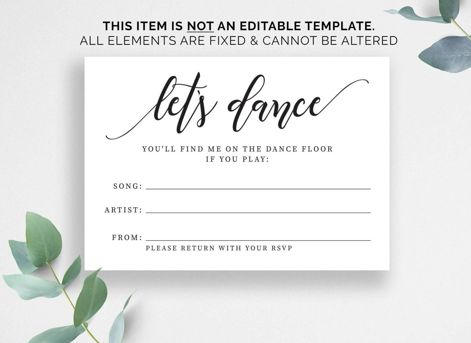 50pcs Song Request Card | Let's Dance Card | DJ Request Card | Wedding – Decotree.co Online Shop 50pcs-song-request-card-let-s-dance-card-dj-request-card-wedding-decotree-co-online-shop