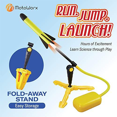 Toy Rocket Launcher for kids ââââ‚?Shoots Up to 100 Feet ââââ‚?8 Colorful Foam Rockets and Sturdy Launcher Stand with Foot Launch Pad - Fun Outdoor Toy for Kids - Gift Toys for Boys and Girls Age 3+ Years Old - Decotree.co Online Shop